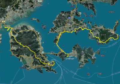 달도에서 약산 당목항까지 산림해양 치유길 58.6km 완료