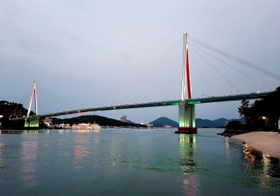 [포토뉴스] 돌산대교와 장군도 야경